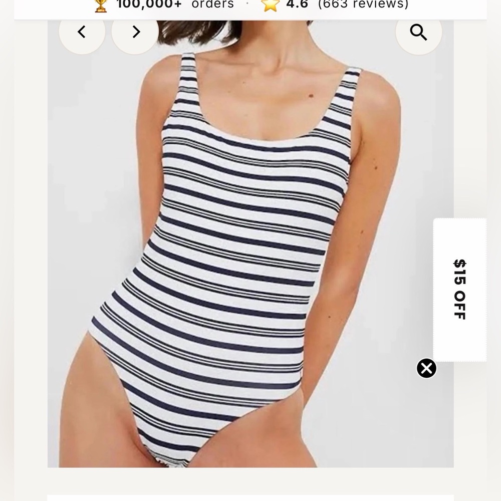 NWOT Vineyard Vines Classic Scoop Swimsuit